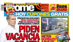 PIDEN VACANCIA DE JERÍ