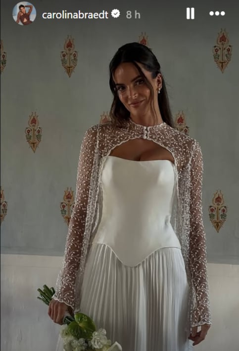 Carolina Braedt se casó con Javier Millership tras dos relaciones fallidas.