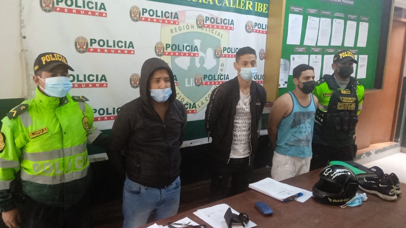 La policía intervino a tres sospechosos del crimen (PNP)