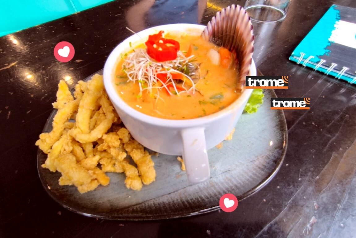 Una 'poderosa' leche de tigre especial no falta para disfrutar en 'San Valentín'. En la foto, la propuesta de la cebichería María Pastor. (Isabel Medina / Trome).