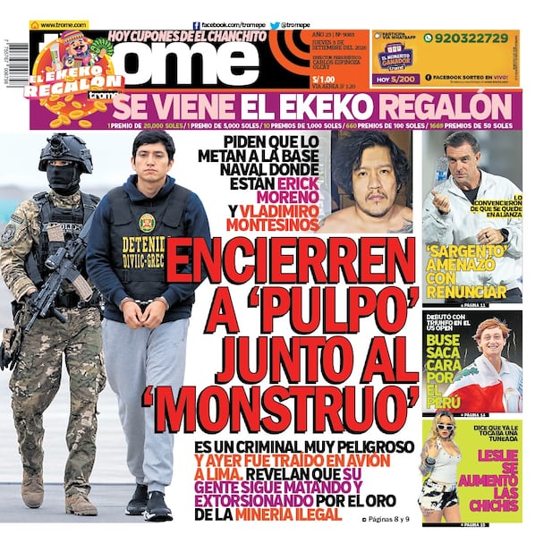 Portada Trome