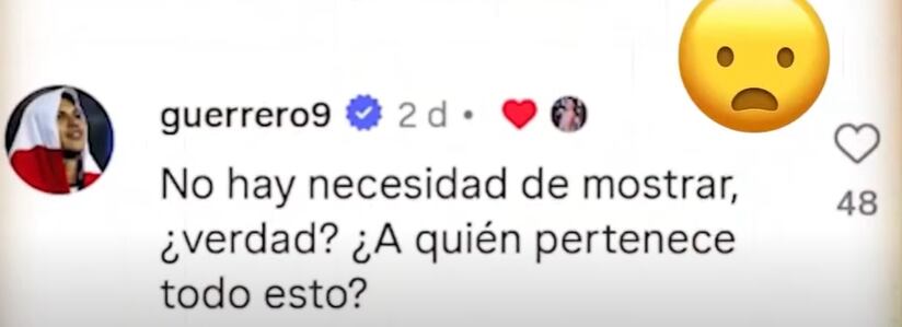 Comentario de Paolo Guerrero a Ana Paula Consorte