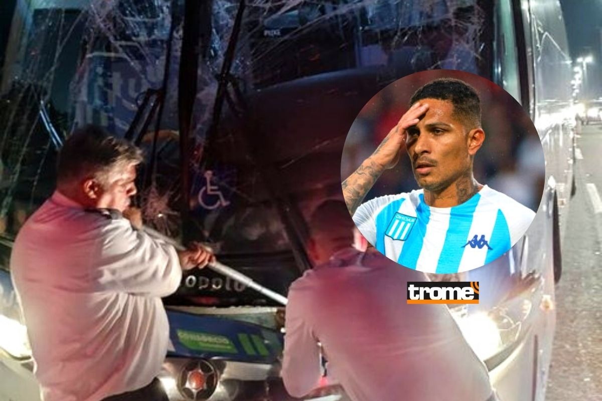 Paolo Guerrero pasó susto al llegar a estadio Maracana (@racingclub)