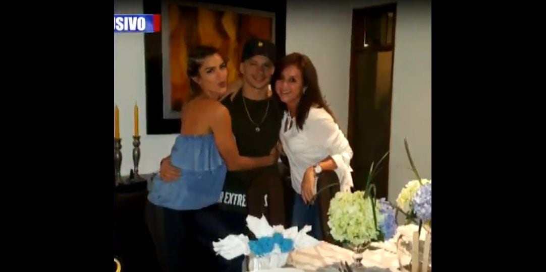 Korina Rivadeneira, Mario Hart y Maribel Del Águila