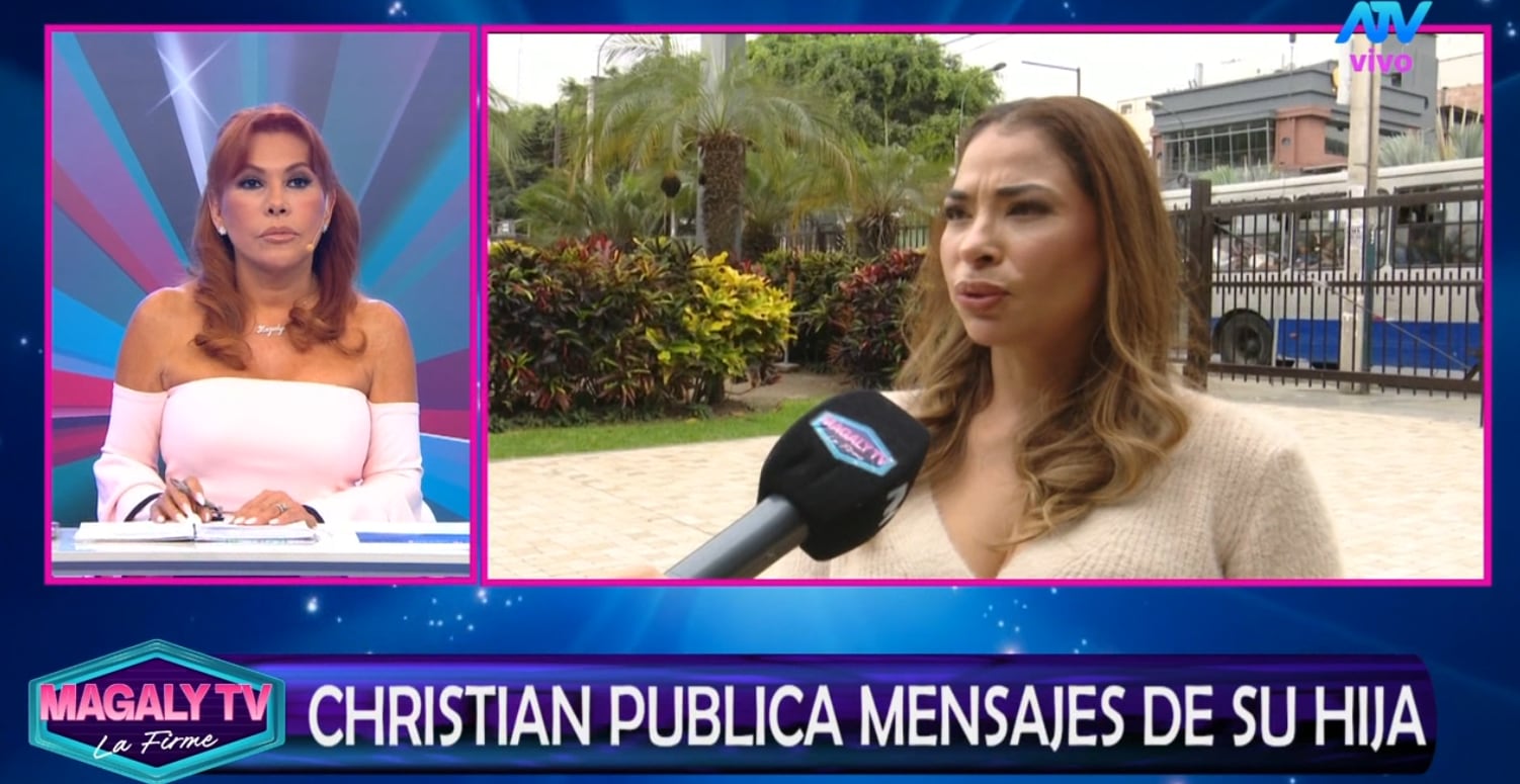 Melanie Martínez revela que Christian Domínguez publicó mensaje de su hija sin su autorización.