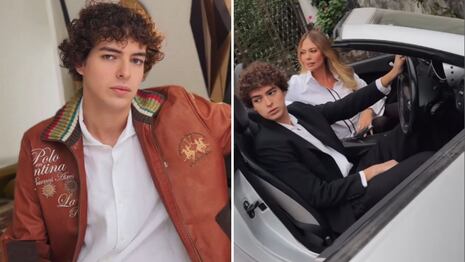 Valentino, el guapo hijo de Laura Huarcayo, debuta como modelo