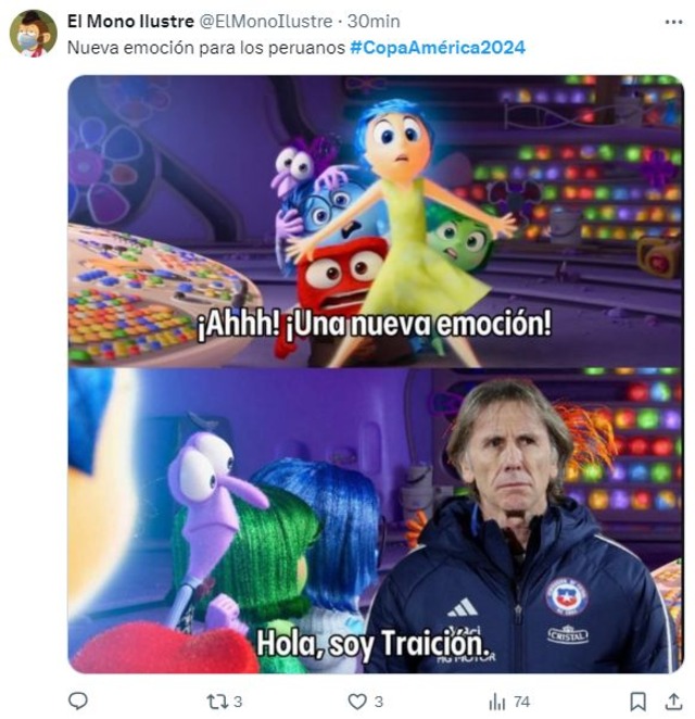 Memes del Perú vs. Chile en la Copa América 2024