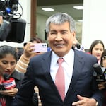 Oscorima visitó a damnificados de sismo con un reloj de S/. 150 mil