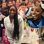 Simone Biles: la reina de la gimnasia llegó a Lima y desató la locura