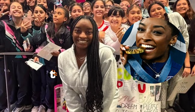 Simone Biles llegó al Perú para comenzar la cuenta regresiva a los Panamericanos Lima 2027