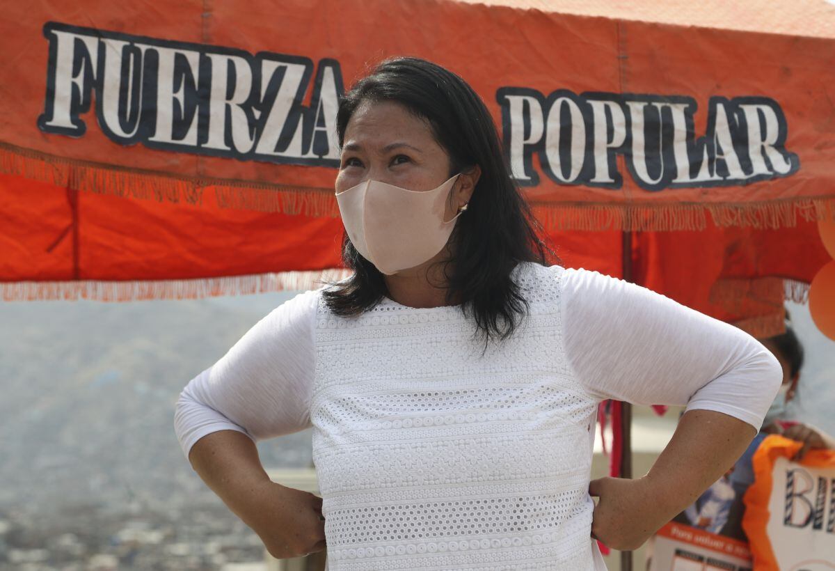 Keiko Fujimori es candidata por tercera vez por Fuerza Popular. Foto: AP