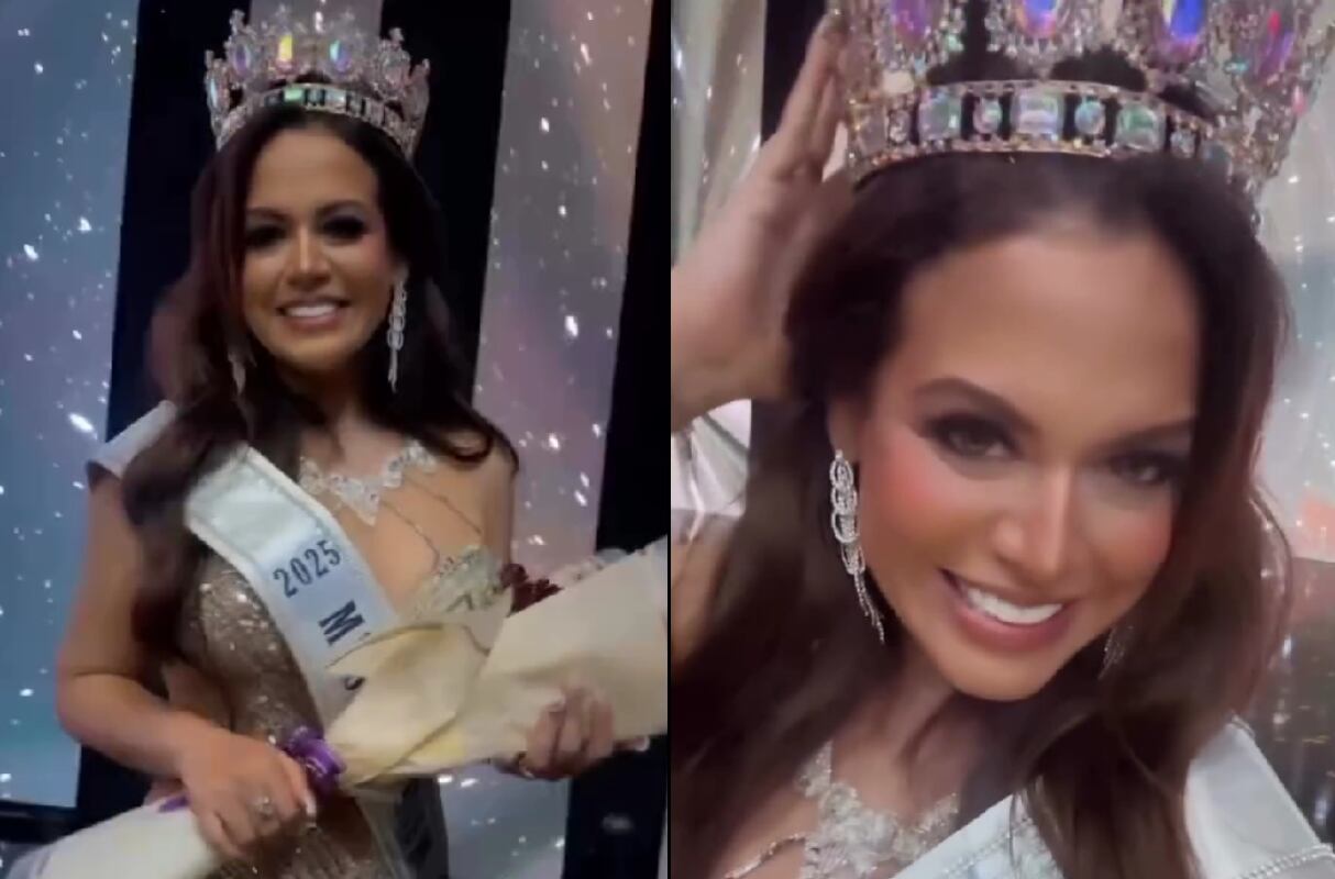 Flor Polo recibió corona en el Miss Mundo Latina Perú 2024 y recibe distinción especial. (Foto: Captura de IG)