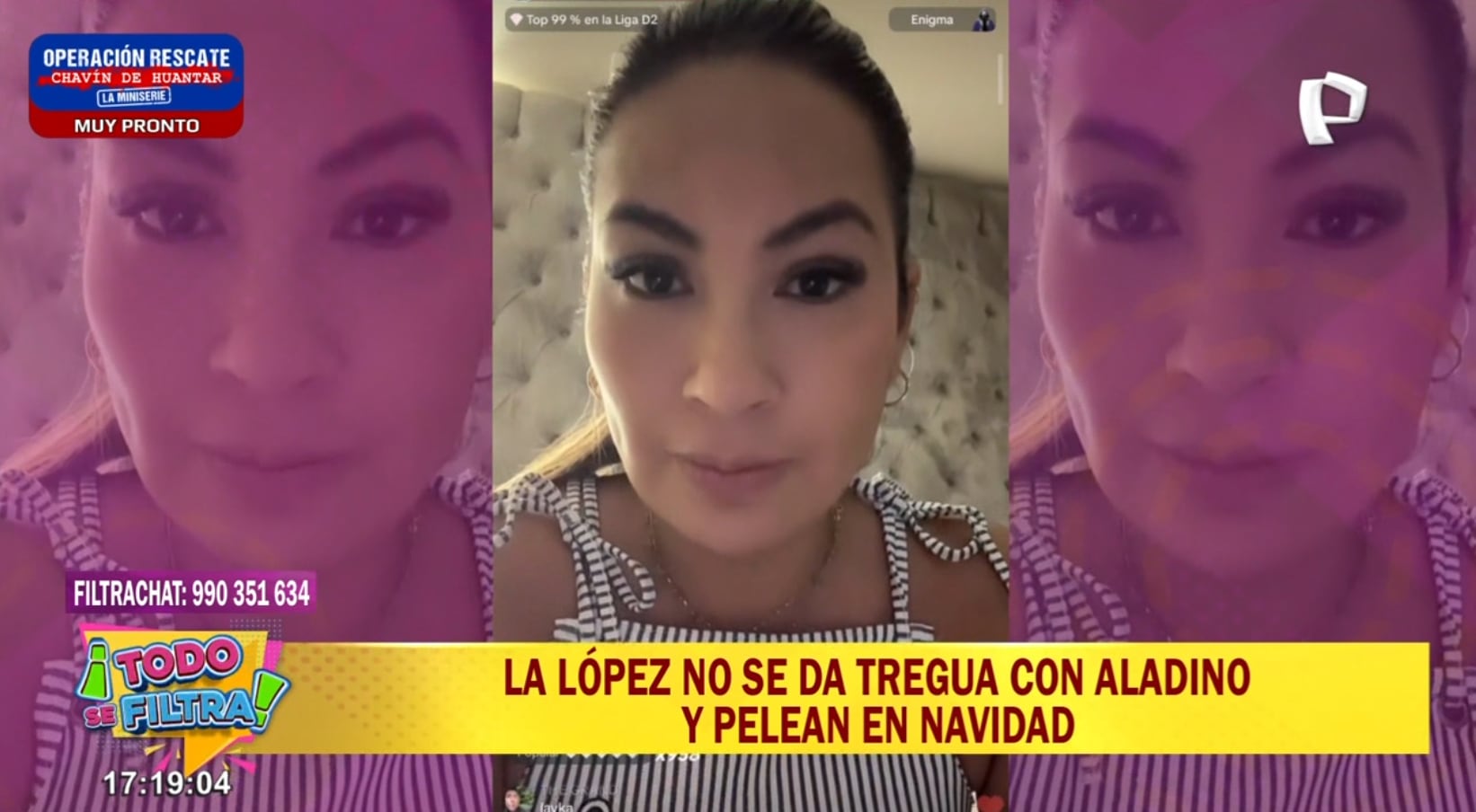 Pamela López afirma que tiene más videos de Christian Cueva llamando a sus hijos en aparente estado de ebriedad en Navidad.