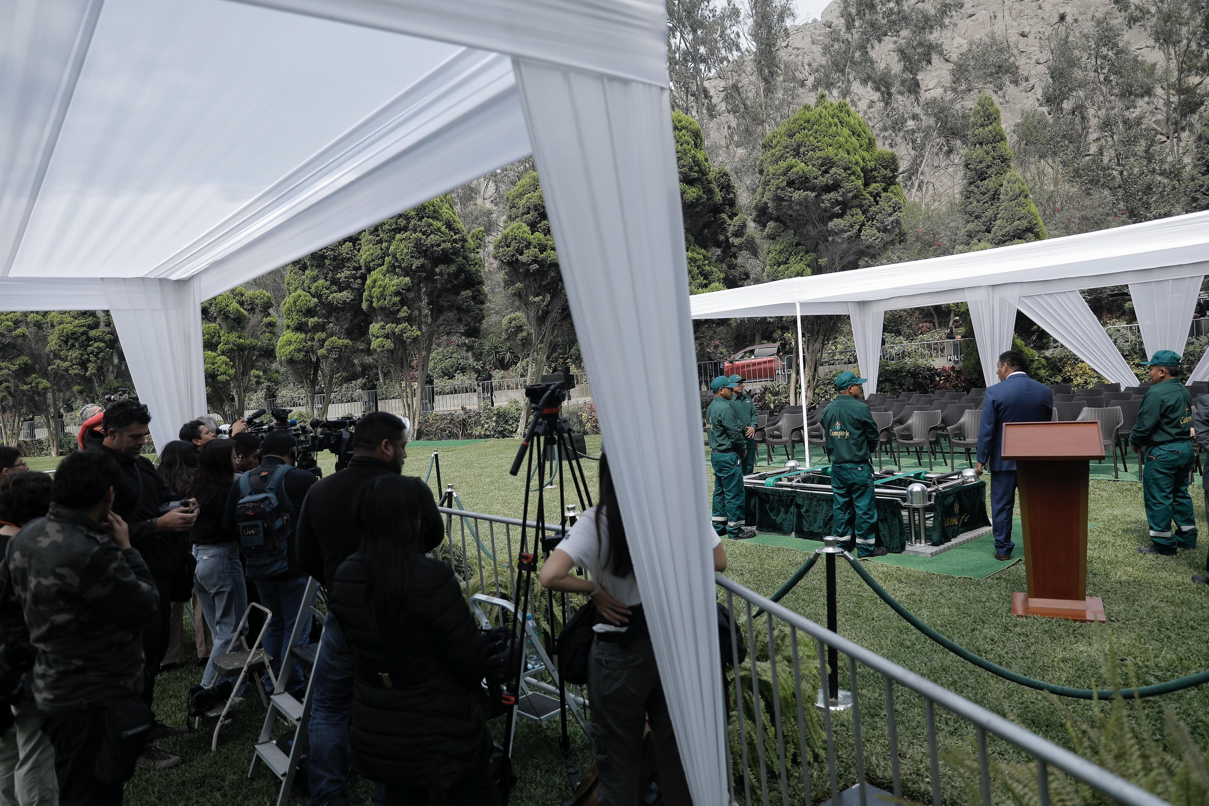 Lugar en donde descansarán los restos de Alberto Fujimori. Foto: Joel Alonzo/ @photo.gec