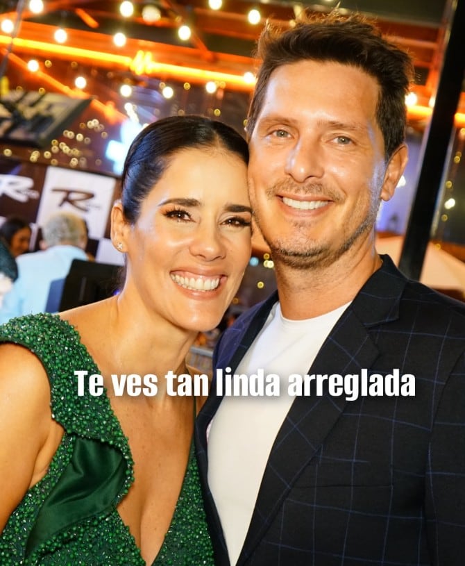 Gianella Neyra y Cristian Rivero.