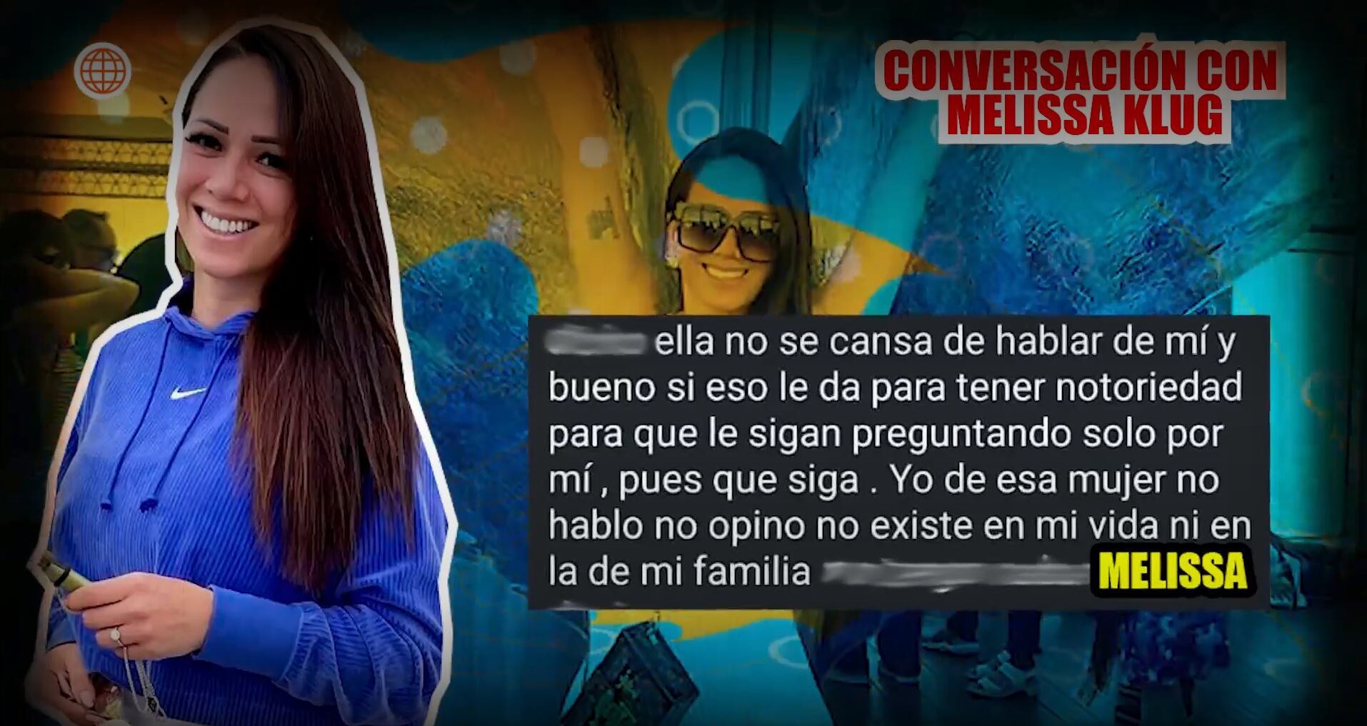 Chalaca multiplica por cero a su exmejor amiga, Evelyn Vela. (Fuente: América Hoy)