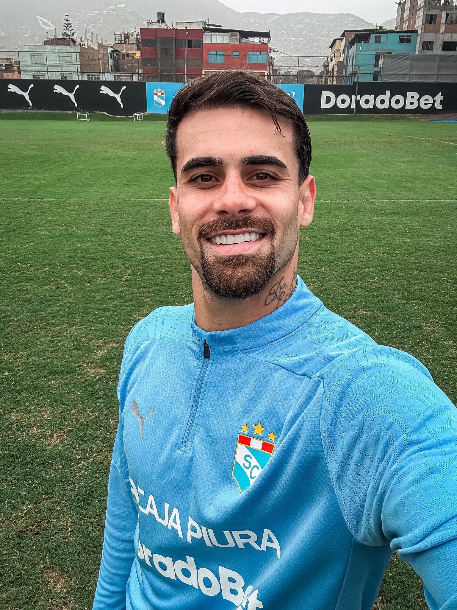 Felipe Vizeu en La Florida. (Sporting Cristal)