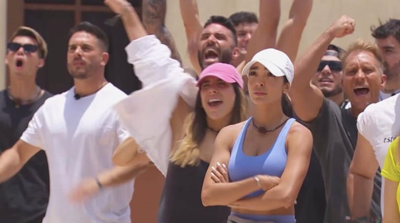 Manelyk González y Sebastian Caicedo son dos de los participantes del reality show "Los 50" (Foto: Telemundo)