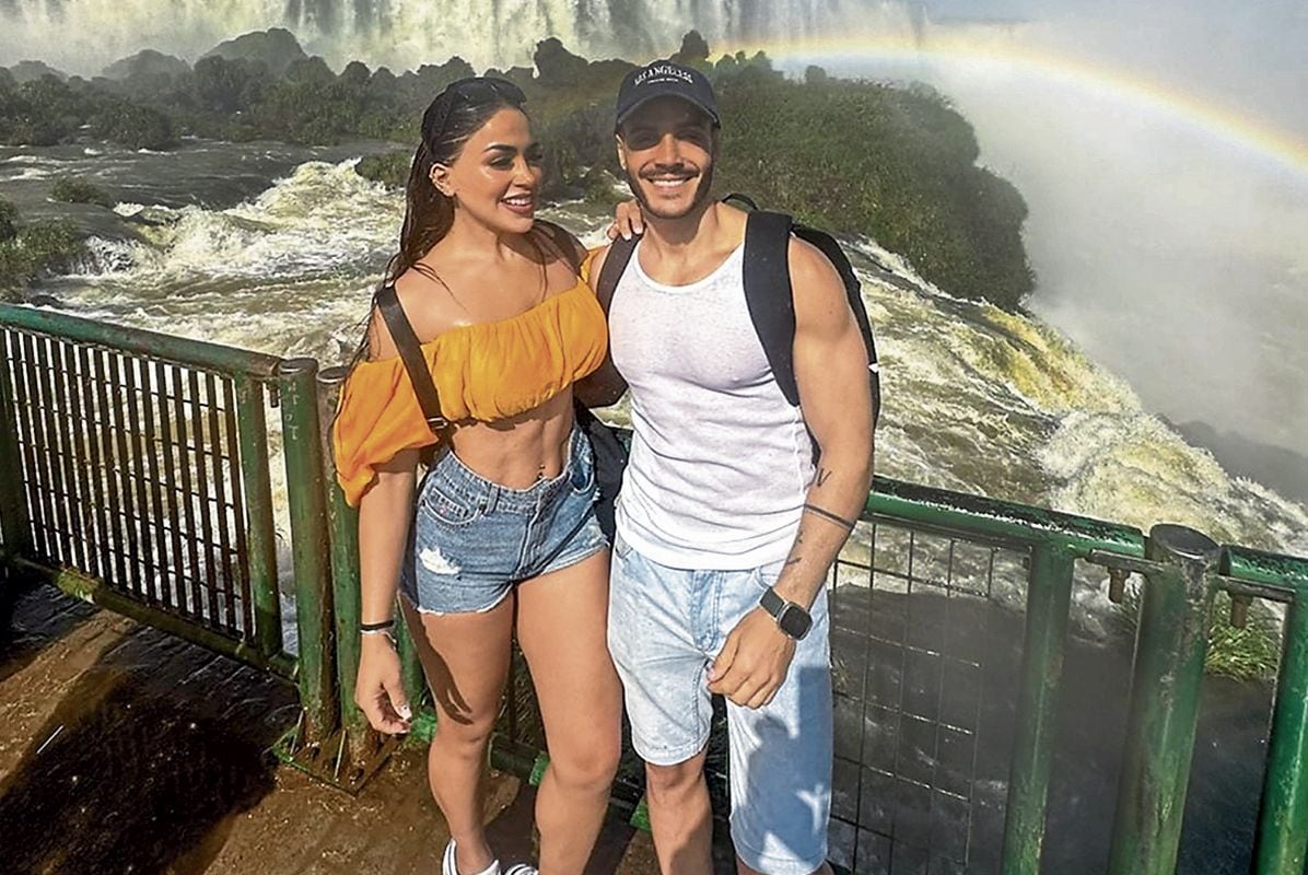 Onelia Molina junto a Mario Irivarren.