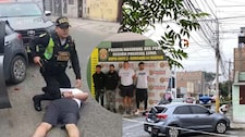 ¡Matanza en Comas! Sicarios atacan auto, asesinan a dos extranjeros y caen tras persecución policial