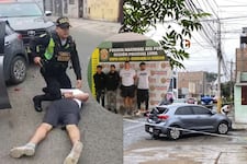 ¡Matanza en Comas! Sicarios atacan auto, asesinan a dos extranjeros y caen tras persecución policial