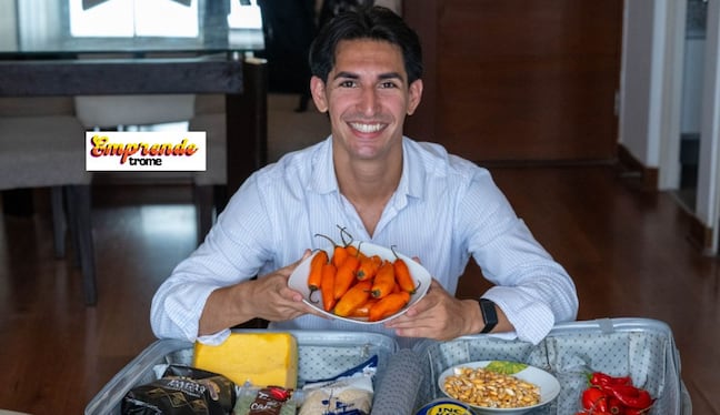 El joven emprendedor fue arquero y casi llega a la selección, pero una lesión le impidió este sueño. Ahora lidera una empresa exitosa en Barcelona que exporta insumos peruanos a Europa. Foto: Paloma Del Solar.