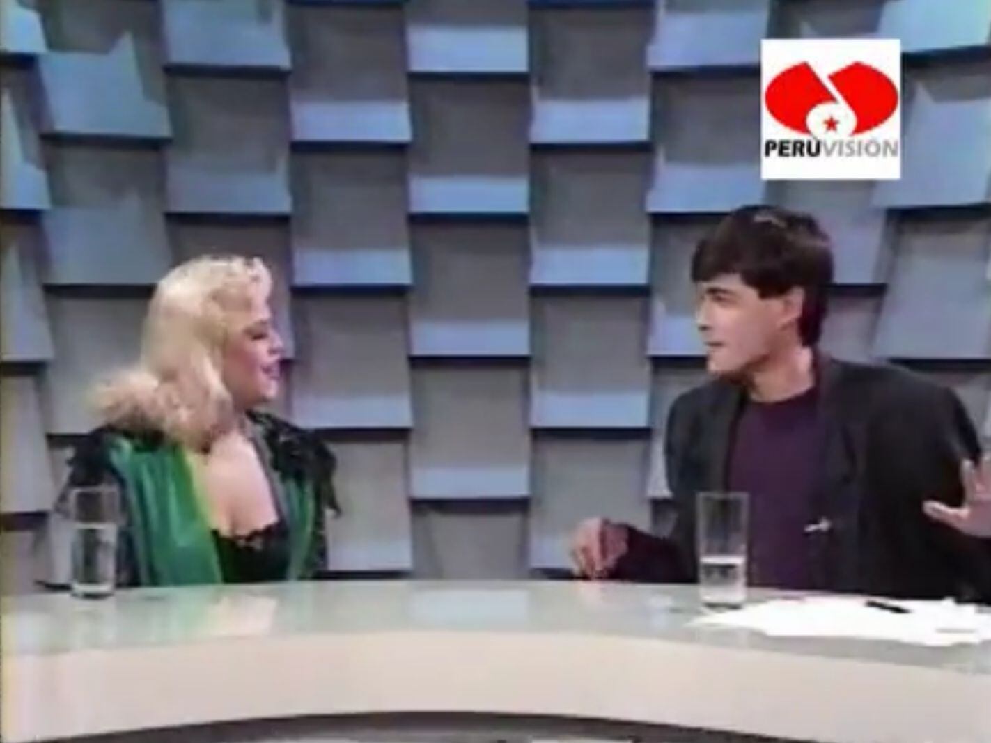 Gisela Valcárcel en entrevista con Jaime Bayly, año 1991