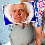 “Volver al futuro” en Mundialito de El Porvenir: así apareció el dr. Emmett Brown del fútbol callejero
