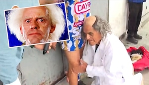 “Volver al futuro” en Mundialito de El Porvenir: así apareció el dr. Emmett Brown del fútbol callejero