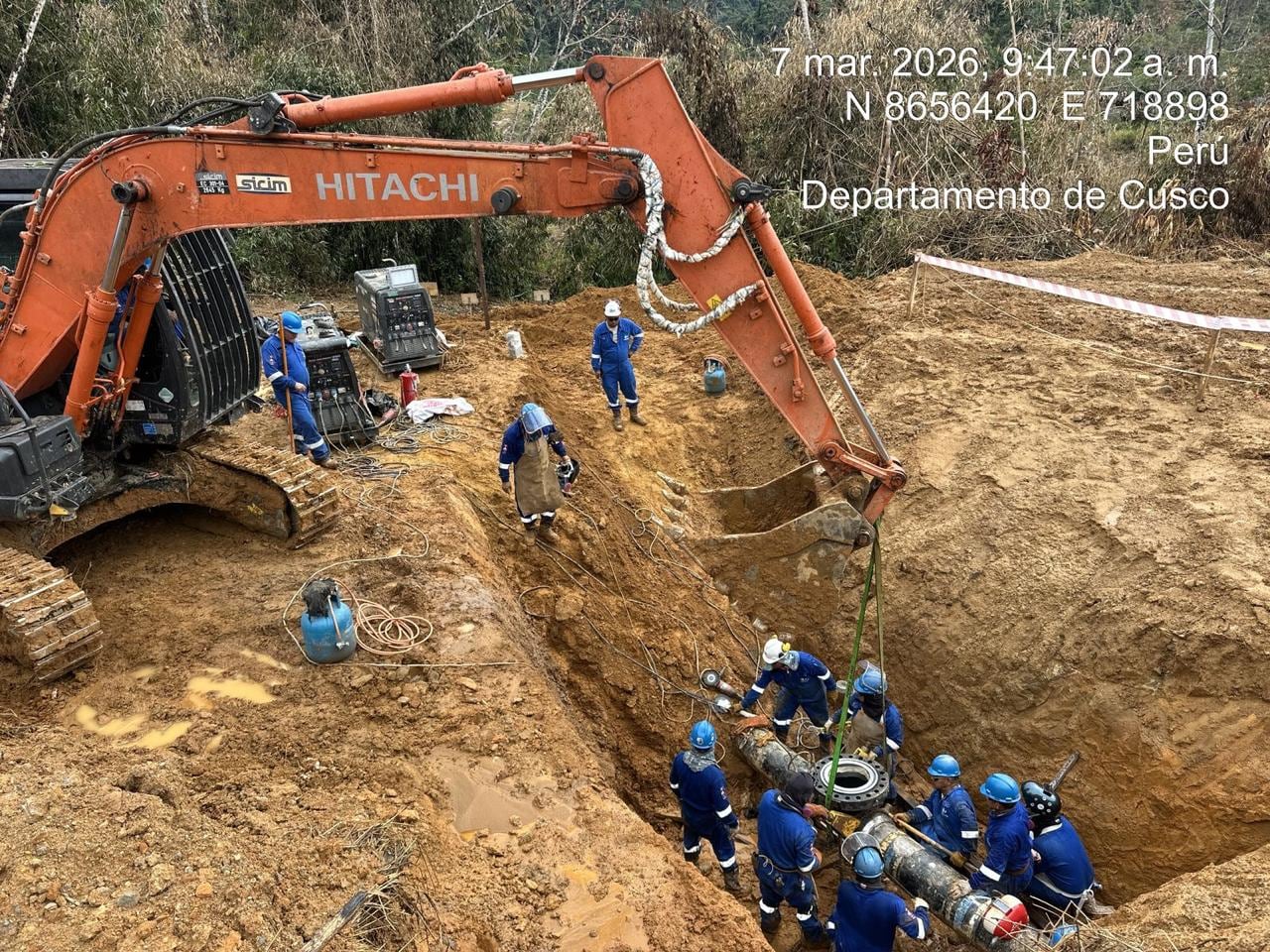 TGP informó que finalmente se pudo apagar el fuego que impedía avanzar en los trabajos de restauración del gasoducto que transporta el gas de Camisea, que opera esa empresa