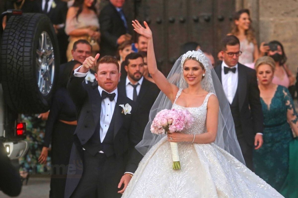 'Canelo' Álvarez y su lujosa boda con Fernanda Gómez (Foto: Milenio)