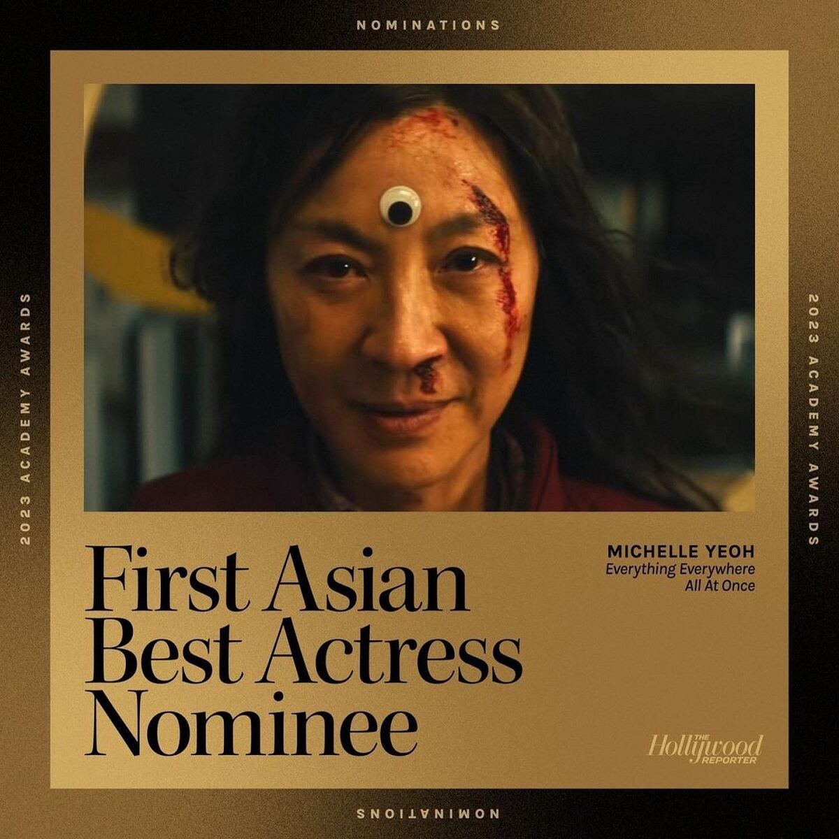 Michelle Yeoh es al primera actriz asiática en ser nominada a los Oscar (Foto: Michelle Yeoh/ Instagram)