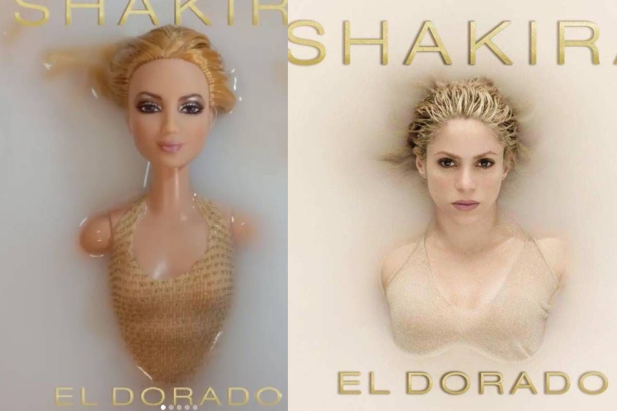 La muñeca de Shakira inspirada en su disco "El dorado" (Foto: Pop Culture Dolls / Instagram / Shakira)