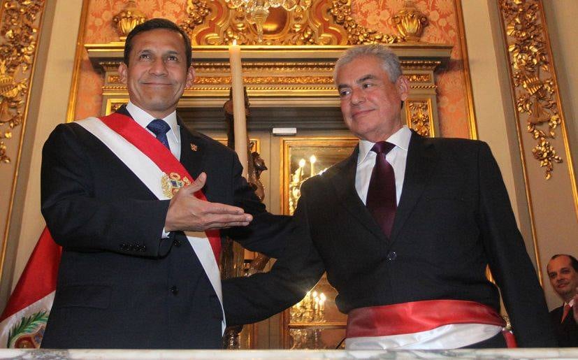 El ex primer ministro César Villanueva junto al presidente Ollanta Humala. (Foto: Presidencia Perú/Flickr)