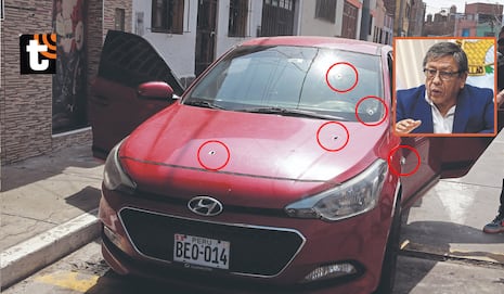 ¡Alerta en el Callao! Balean auto de periodista que investigó actos de corrupción de Ciro Castillo