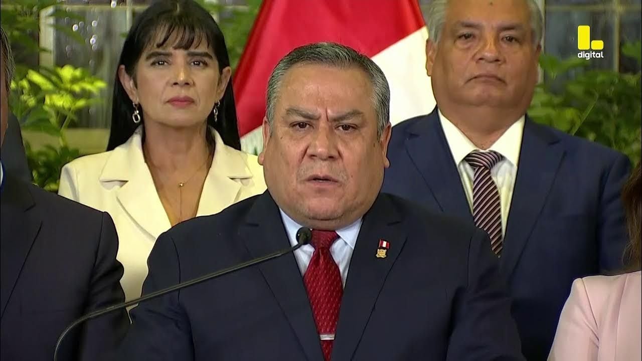 Gustavo Adrianzén presentó su renuncia al Consejo de Ministros. (Captura Latina)