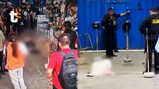 ¡Terror en Chorrillos! Sicario persiguió a jalador de colectivos hasta mercado de Chorrillos y lo ejecutó a balazos