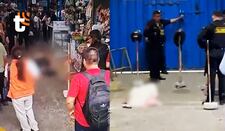 ¡Terror en Chorrillos! Sicario persiguió a jalador de colectivos hasta mercado de Chorrillos y lo ejecutó a balazos