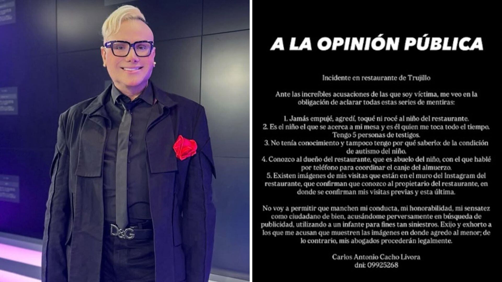 ¡Lo niega todo! Carlos Cacho responde a tras ser acusado de agredir a menor con autismo