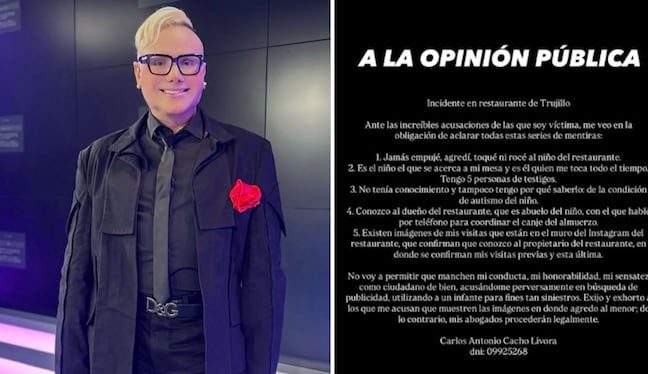¡Lo niega todo! Carlos Cacho responde a tras ser acusado de agredir a menor con autismo