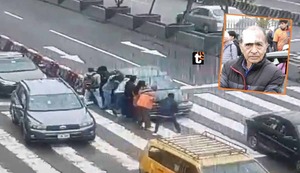 Ordenan detención domiciliaria de chofer que atropelló a 5 en la avenida Abancay