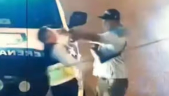 TROME - Lince: Sereno es agredido por parqueador en presunto estado de ebriedad