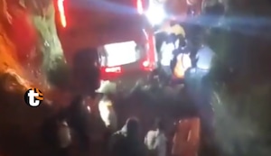 Pánico en La Libertad: Bus cae a abismo con 38 personas y todos se salvan de milagro