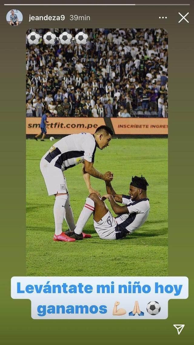 El mensaje de Jean Deza a Carlos Ascues previo a decisivo partido. (Foto: Instagram)
