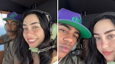 Nicki Nicole y Lamine Yamal disfrutan romántico paseo en helicóptero