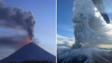 Volcán entra en erupción tras 450 años en la misma zona del potente terremoto en Rusia