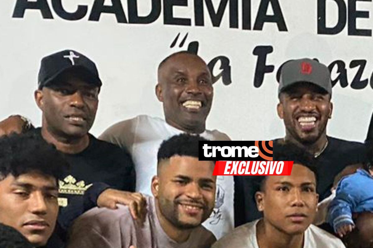 Jefferson Farfán se reencontró con su padre. Foto: Trome.