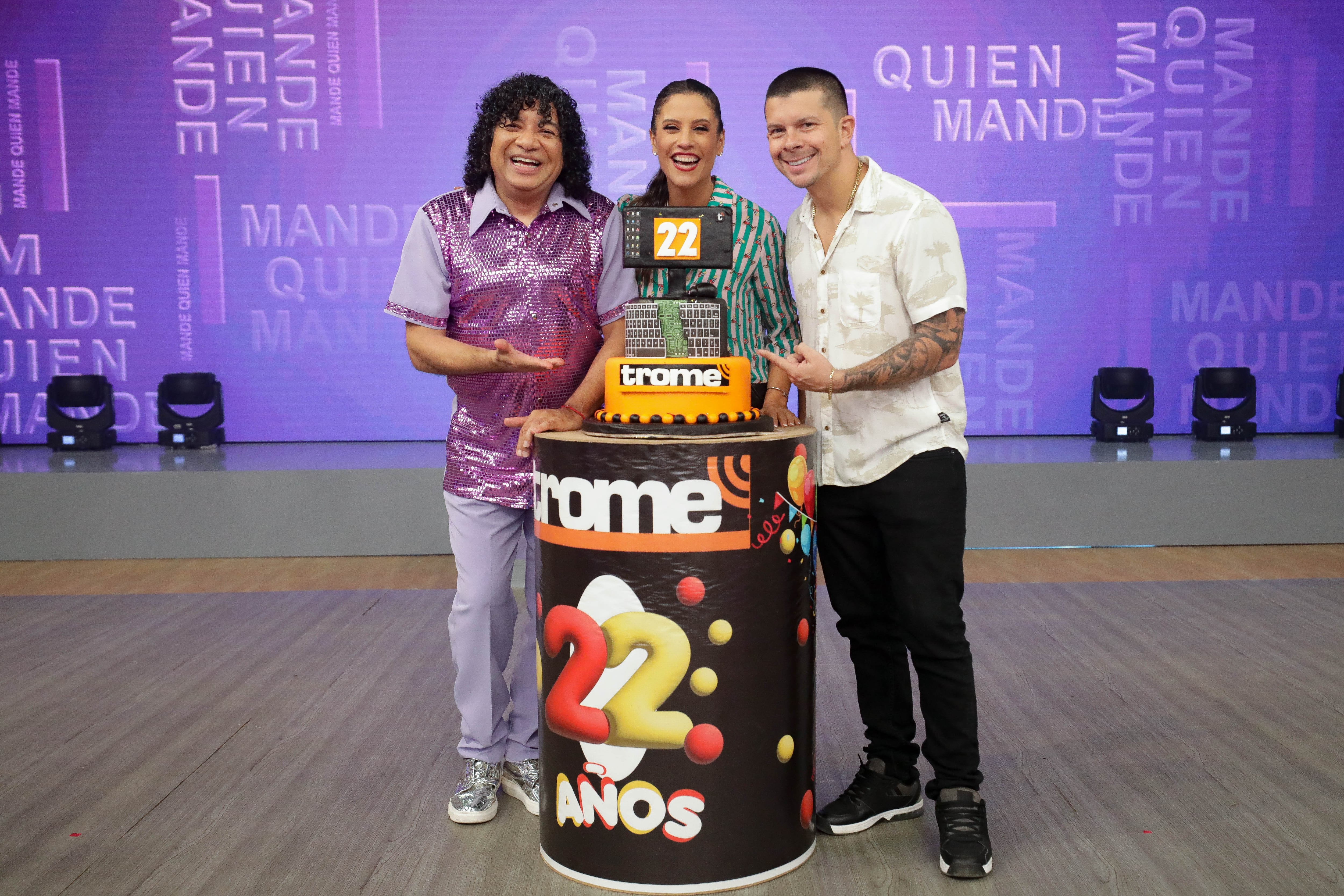 María Pía Copello, La Carlota y Mario Hart. Foto: Britanie Arrollo / @photo.gec