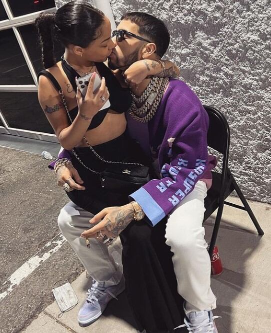 Yailin La Más Viral y Anuel AA (Foto: Anuel AA/Instagram)