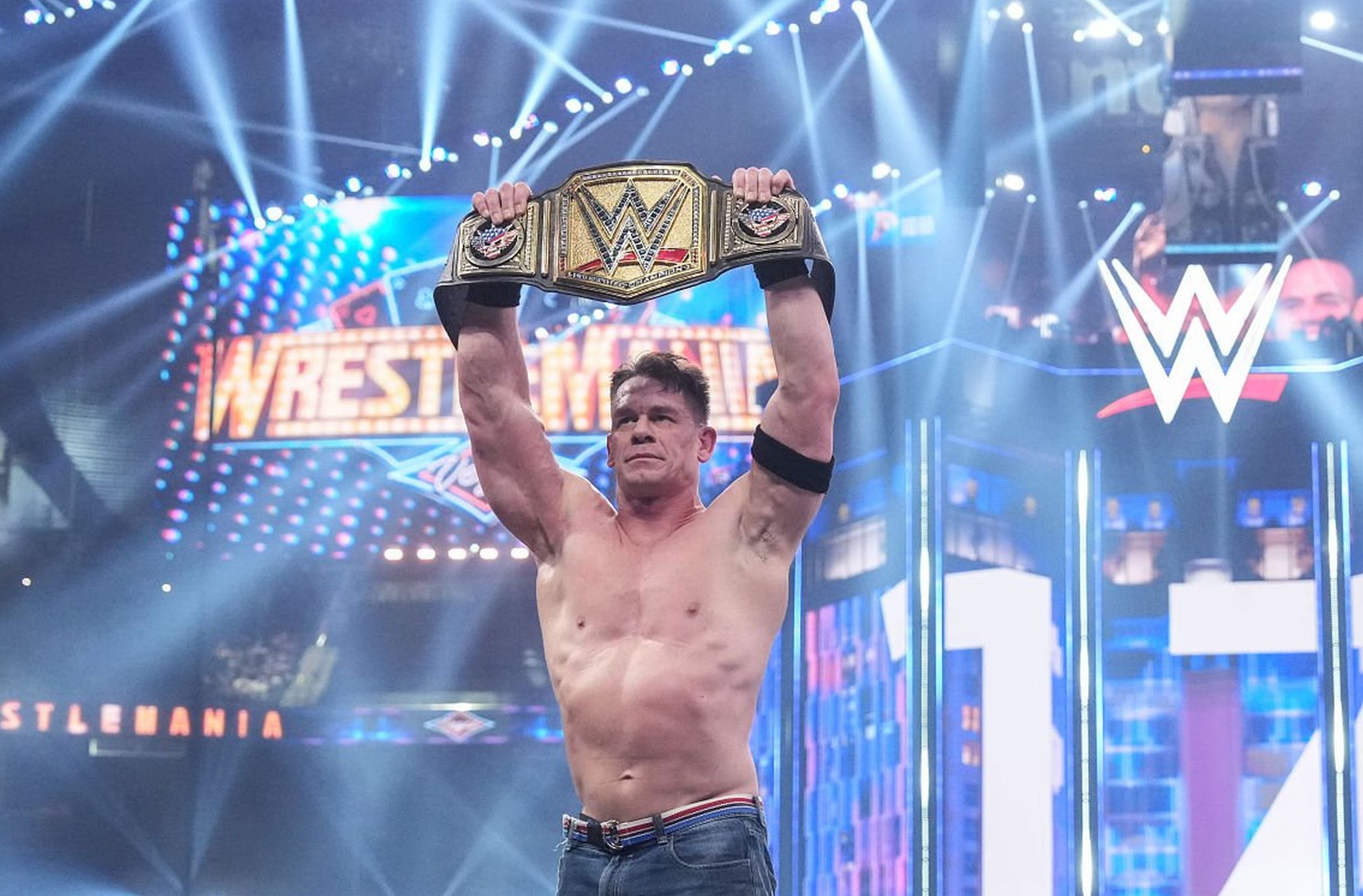 John Cena ha sido campeón mundial 17 veces. (Foto: Rich Freeda / WWE vía Getty Images)